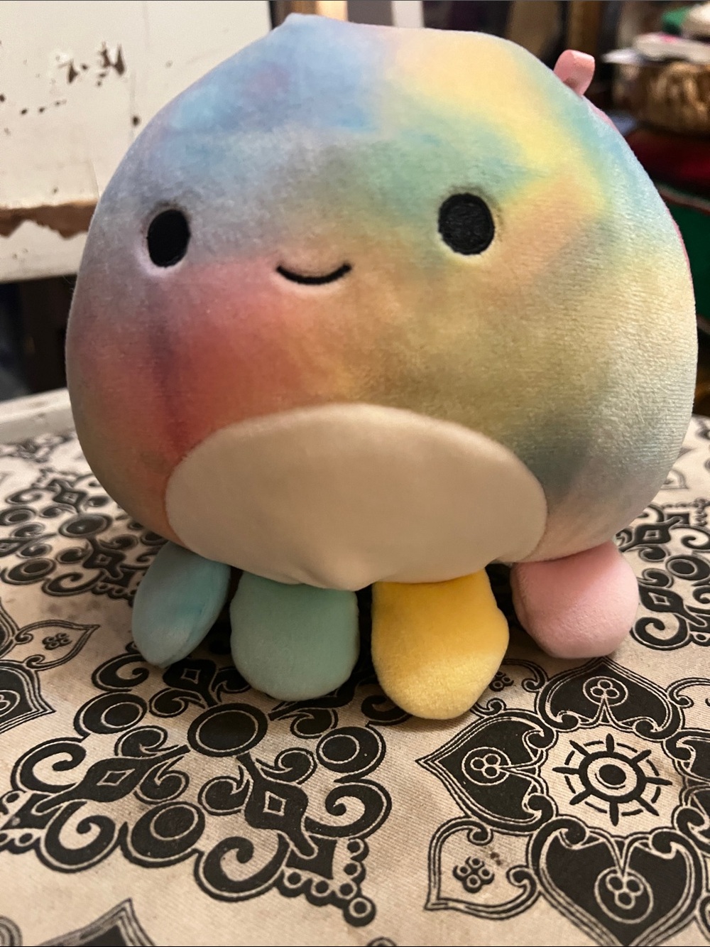 Plush Rainbow Octopus Stuffed Animal - Multicolor